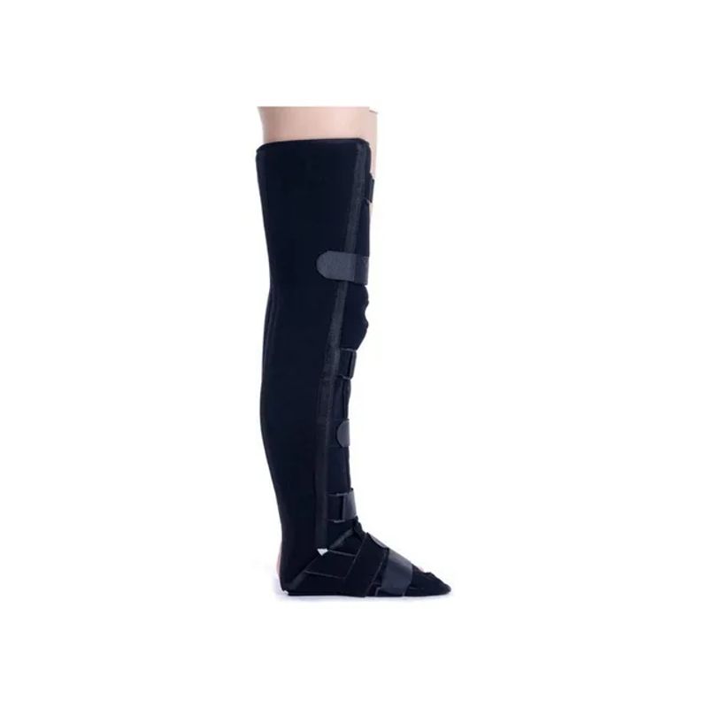 GENERICO - Ortesis de rodilla inmovilizadora ortopédica bota larga l