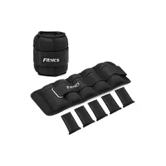 GENERICO - Pesas de tobillo tobilleras peso ajustable hasta 3 kg set 2