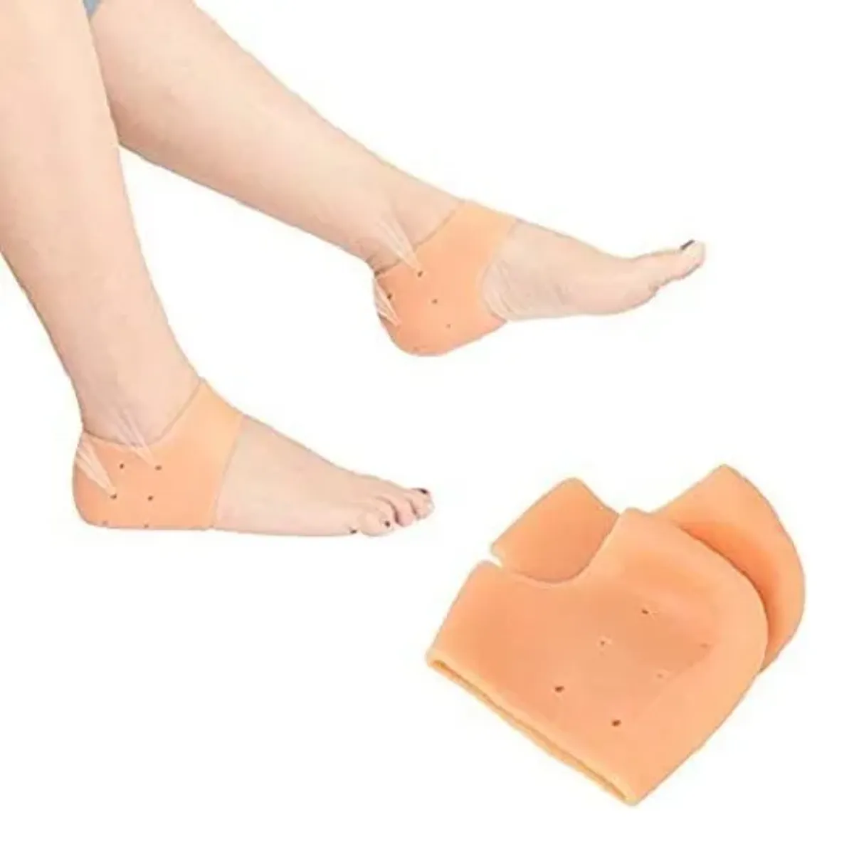 GENERICO - Protector de talon tobillo gel silicona para zapatos piel