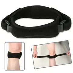 GENERICO - Pack 2 menisqueras soporte rotuliano ajustable color negro