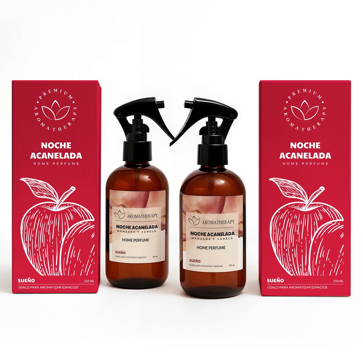 OKAERI - PACK X2 HOME SPRAY AROMATHERAPY 250 ML - Marron claro