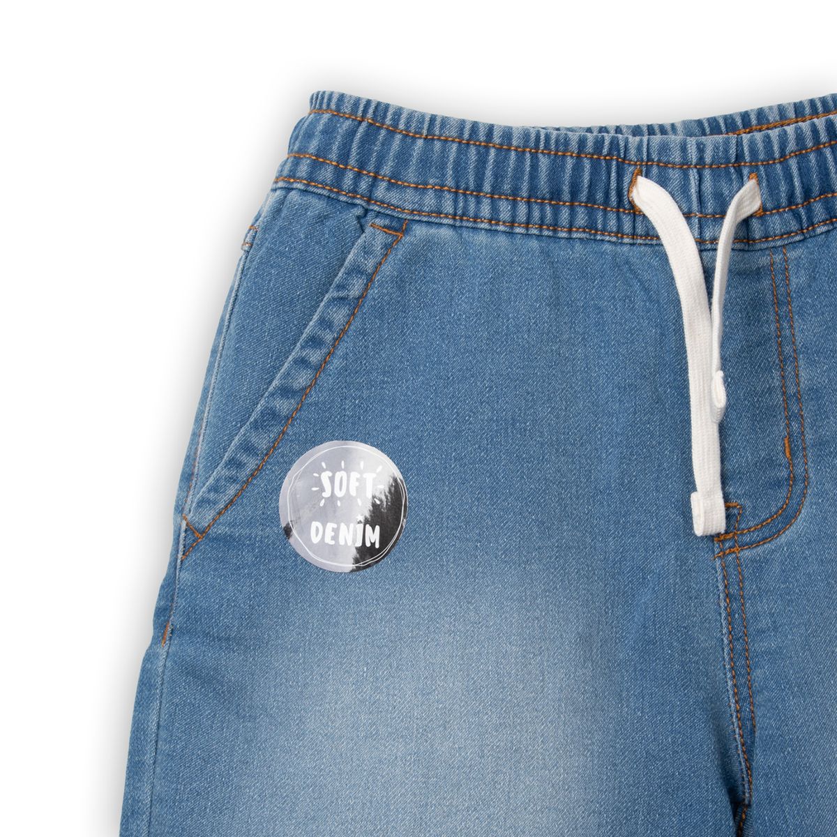 PILLIN - Bermuda Niño Denim Pillin (TVC709-25DEN16)