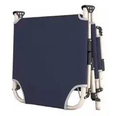 GENERICO - Silla cama plegable y portátil para playa y camping gris