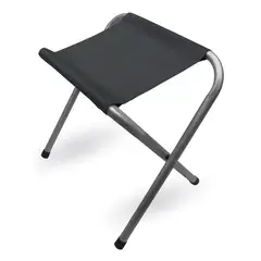GENERICO - Asiento plegable para camping negro