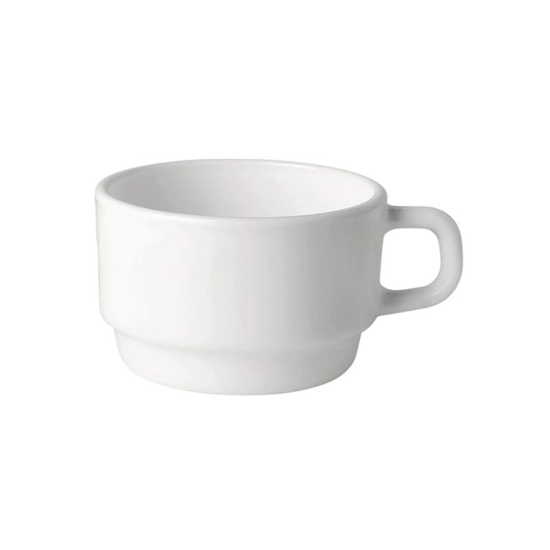 BORMIOLI - Taza Te 220mL Performa De Porcelana Blanca Bormioli Rocco