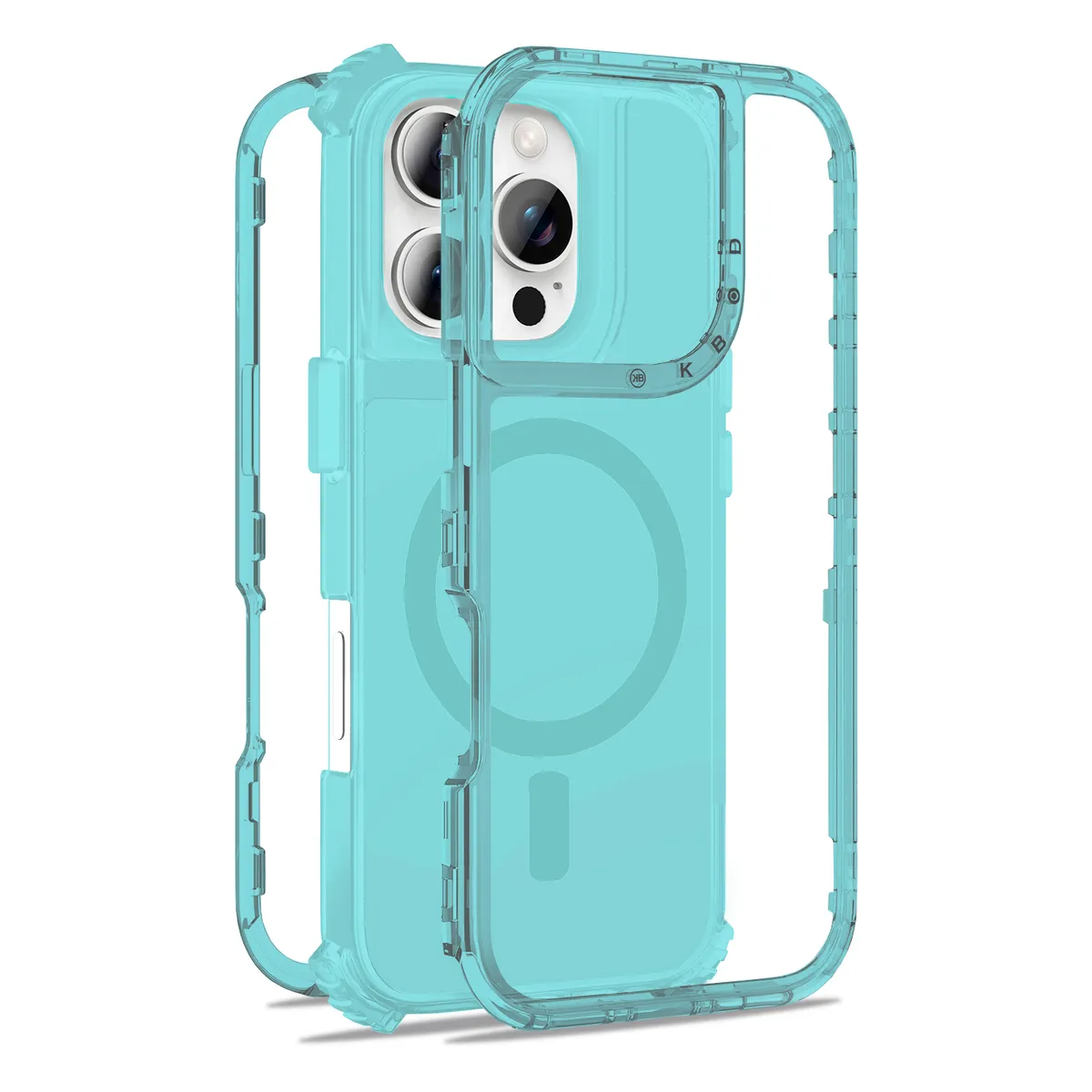 KBOD - Carcasa 360 de 3 Piezas Kbod Urban Play Magnetic Para iPhone 12 y 12 Pro Verde