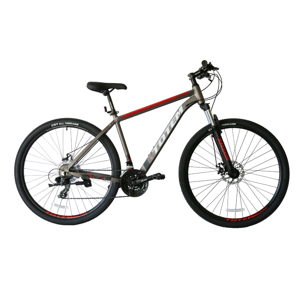 TOTEM - BICICLETA TOTEM MTB ARO 27,5X19 MOD W860 GRIS