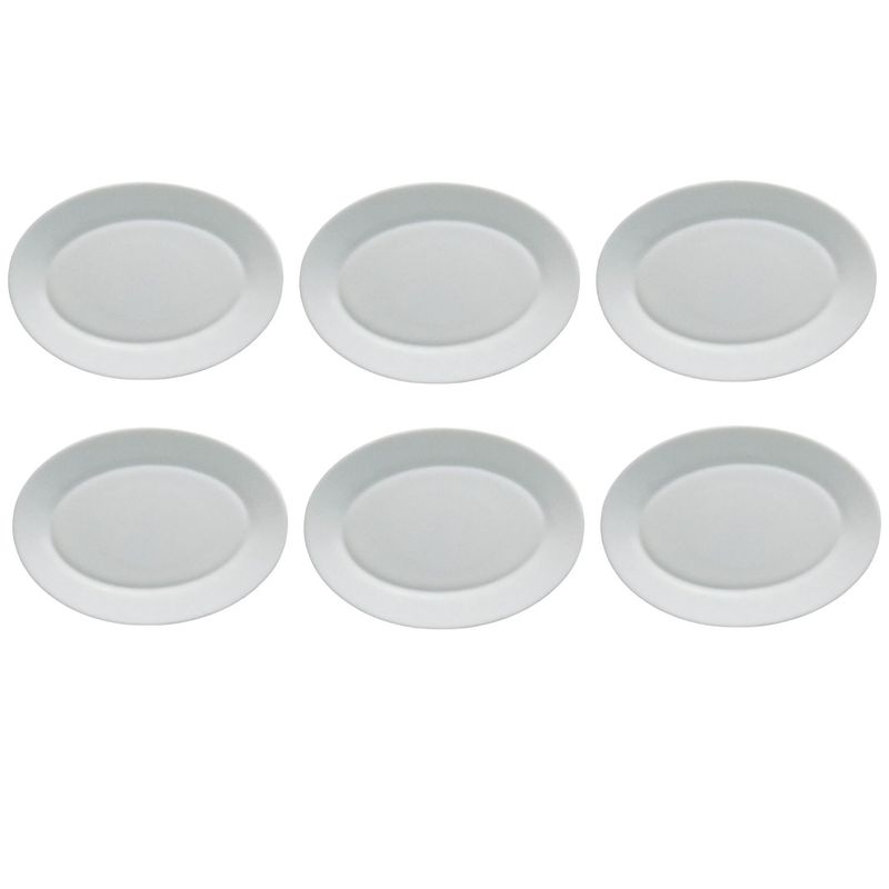 BORMIOLI - Set 6 Fuente Ovalada 30cm Toledo Porcelana Bormioli Rocco