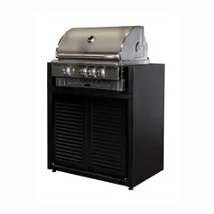 VERSATILE - Parrilla Módulo Gas 900 Puertas Acero