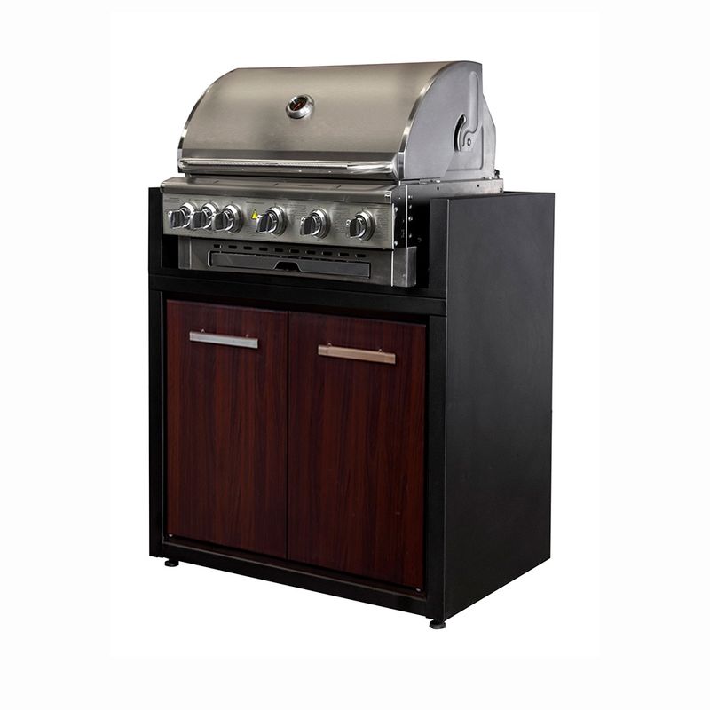 VERSATILE - Parrilla Módulo  Gas  1065  Puertas  Termolaminado
