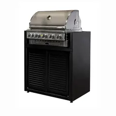 VERSATILE - Parrilla Módulo Gas 1065 Puertas Acero