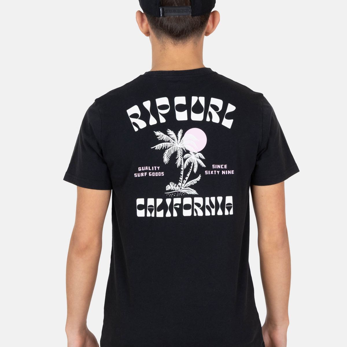 RIP CURL - Polera MC Saltline Negro Infantil Rip Curl - Negro