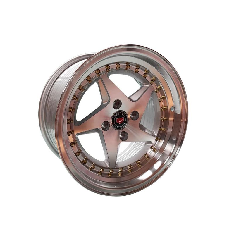 GENERICO - Juego de Llantas 15x8 4x100 Et20 silver machine face RGW6637