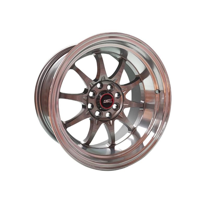 GENERICO - Juego de Llantas 15x8 4x1004x108 Et0 MGM lip F15M1015N