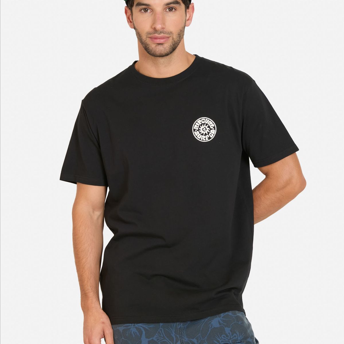 RIP CURL - Polera MC Pacific Rinse Negro Hombre Rip Curl - Negro
