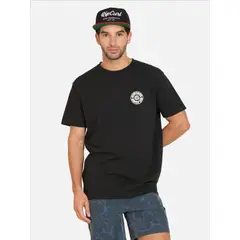 RIP CURL - Polera MC Pacific Rinse Negro Hombre - Negro