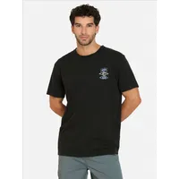 Polera MC Surf Negro Hombre - Negro