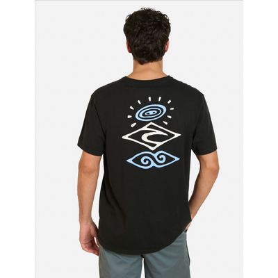 Imagen 2 del producto Polera MC Surf Negro Hombre - Negro