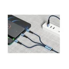 MASTER G - Cable 3 En 1 Compatible Con Iphone, Micro y Tipo C Master-G MGCA31