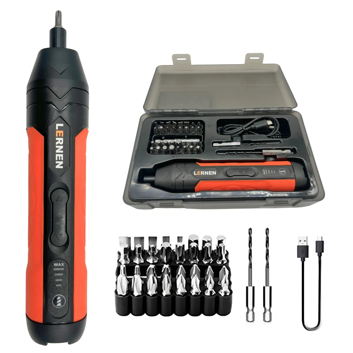 LERNEN - Destornillador Inalámbrico Portátil Lernen A Batería Usb C