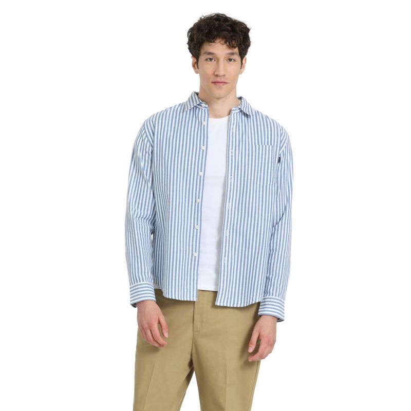 DOCKERS - Camisa Hombre Oxford Regular Fit Azul Dockers