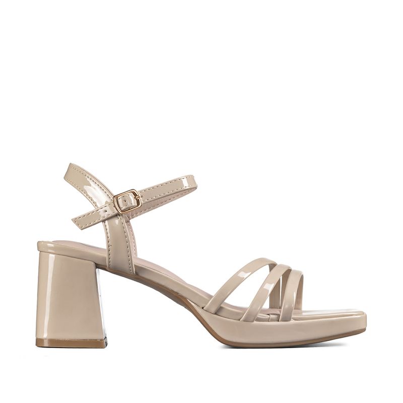 WEIDE - SandaliaTaco Grueso Simil Charol Mujer Weide YOU531
