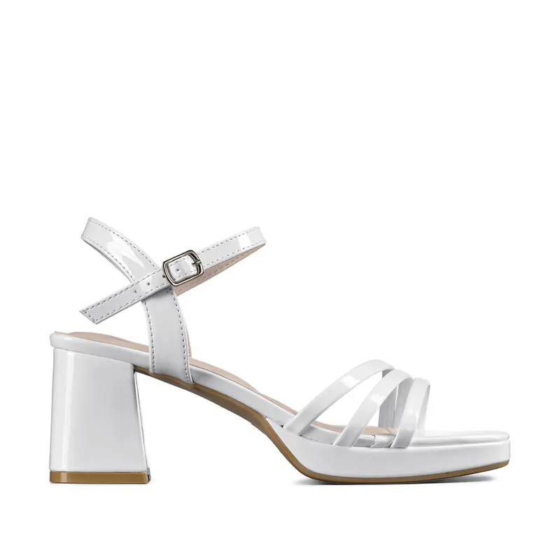 WEIDE - SandaliaTaco Grueso Simil Charol Mujer Weide YOU531