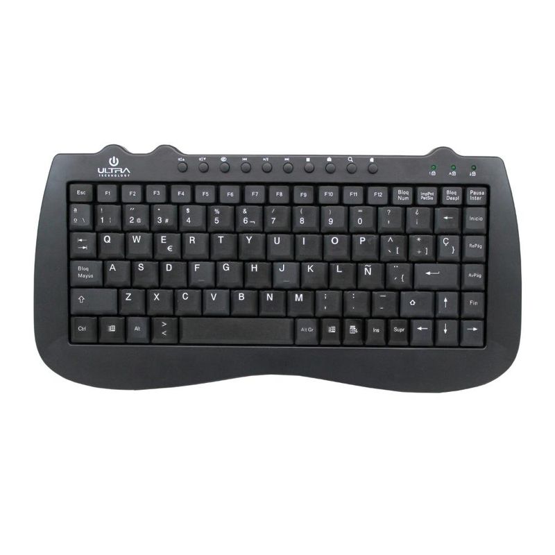 ULTRA - TECLADO MULTIMEDIA USB ULTRA - Negro