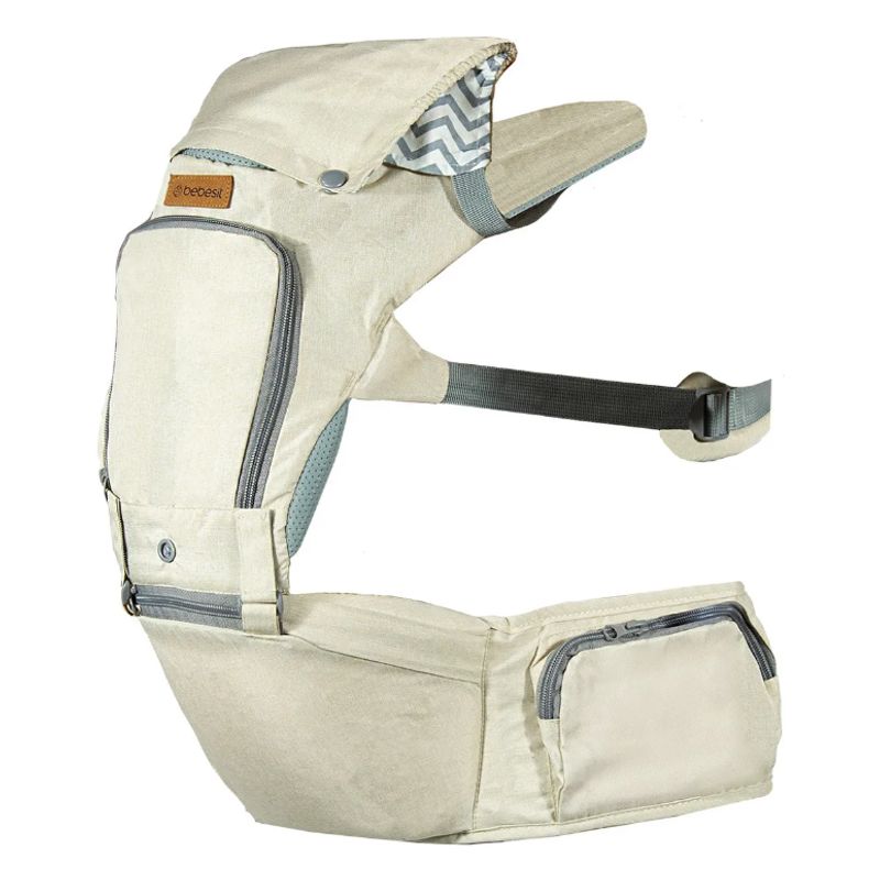 BEBESIT - Porta Bebe Arnés Con Asiento Cuidados Cadera Hip Seat Beige