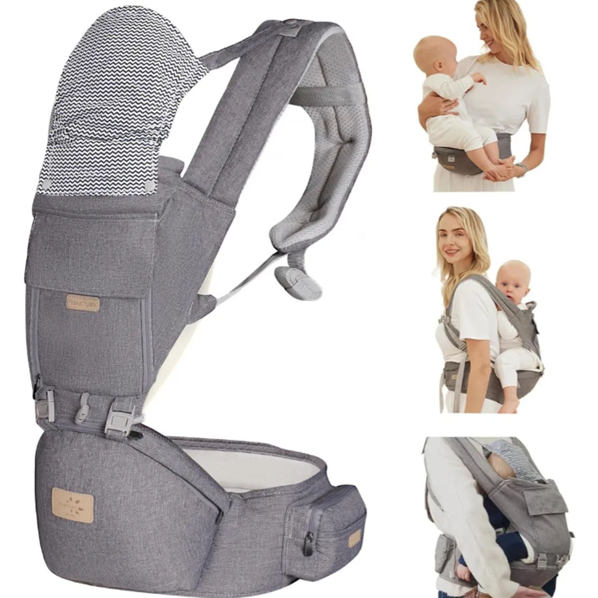 GENERICO - Portabebés Ergonómico 6 En 1 Tamaño Ajustable