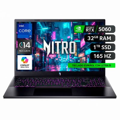 Acer Notebook Gamer Nitro V15 Anv15-52-96J3-1 Intel Core I9