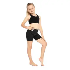 AAYO MODA - Calza Corta Short Niña Algodón Tallas 6 A 16 Varios Colores