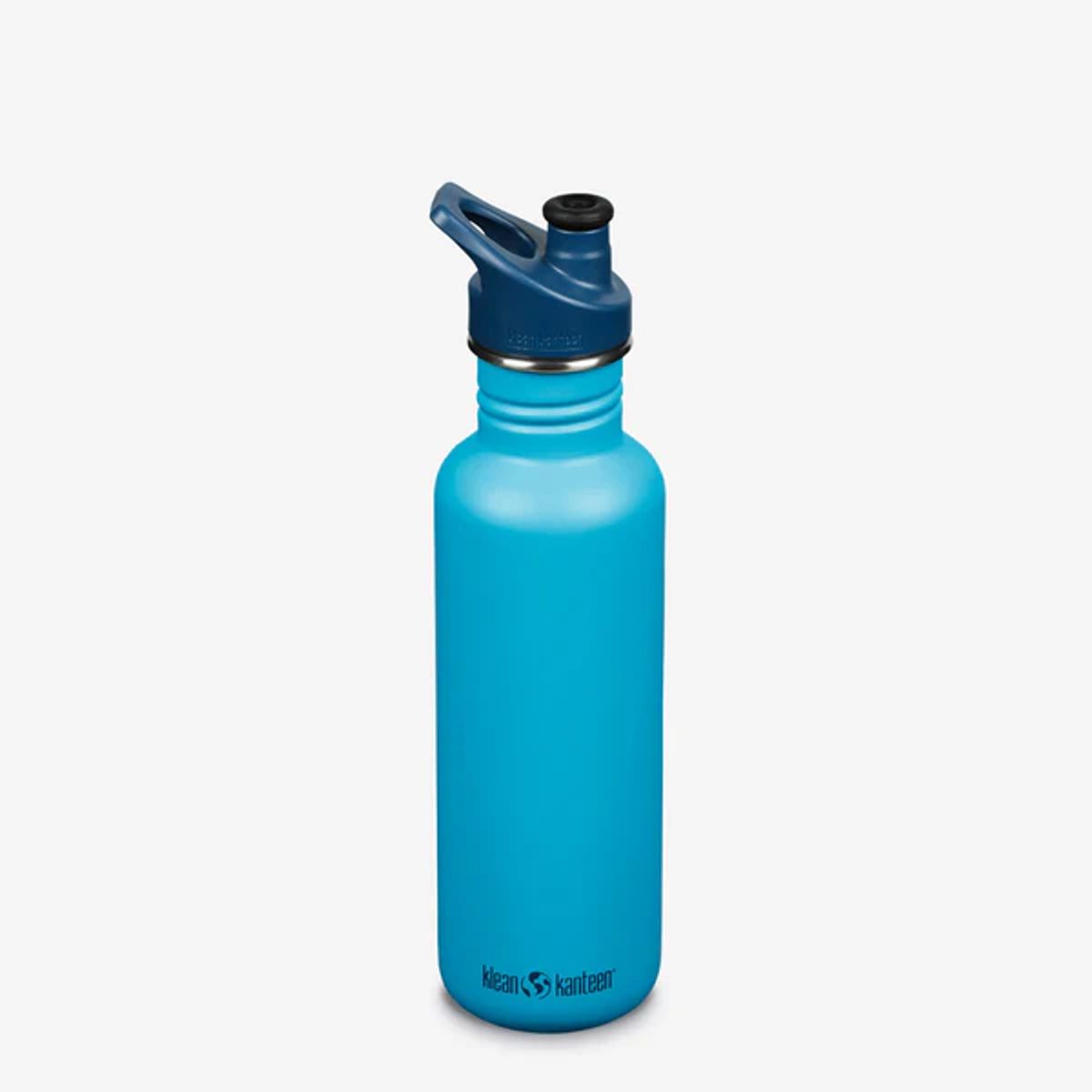 KLEAN KANTEEN - Clásica Botella Deportiva de 800 ML con Tapa Sport
