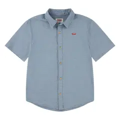 LEVIS - Camisa Niño Manga Corta Azul
