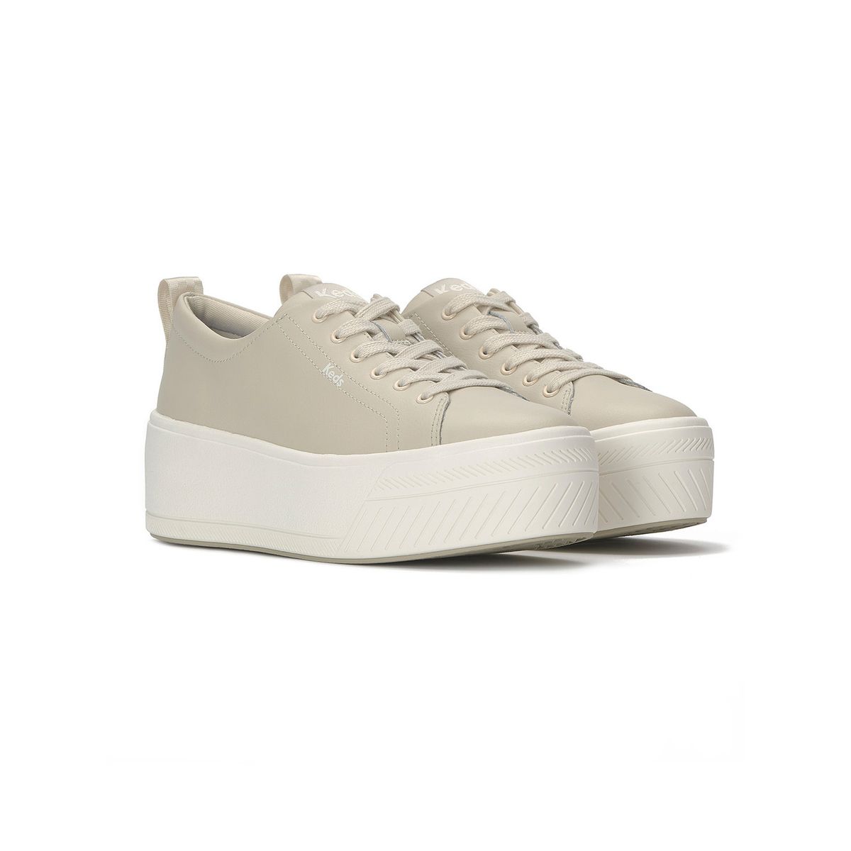 KEDS - Zapatilla Cuero Mujer Skyler Leather Crema KEDS