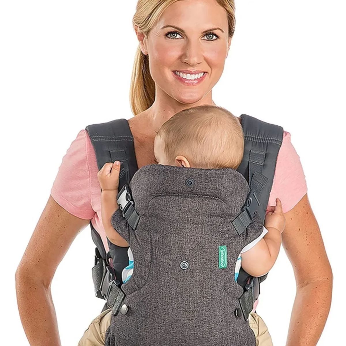 INFANTINO - Portabebés Cangurera Ergonómica Convertible 4 en 1 Infantino