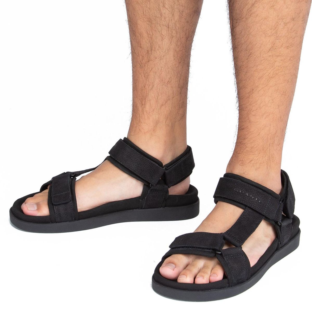 GUANTE - Sandalia semi abierta - Berna - Guante - Negro