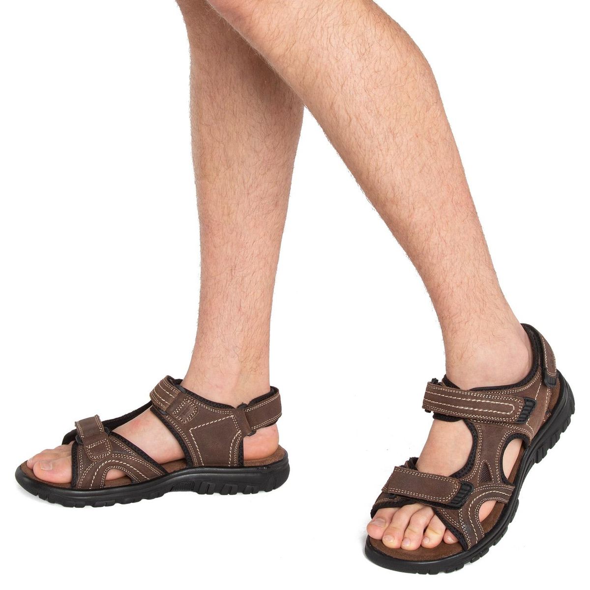 GUANTE - Sandalia semi abierta - Herdif - Guante - Cafe