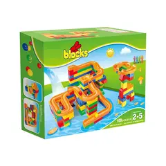 GENERICO - Pista De Bolitas Juego De Encaje Y Bloques 109 Piezas