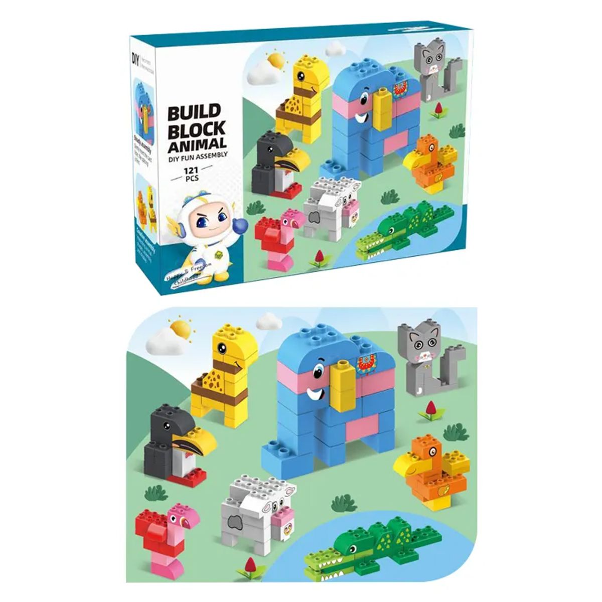 GENERICO - Bloques De Construcción Figuras Animales