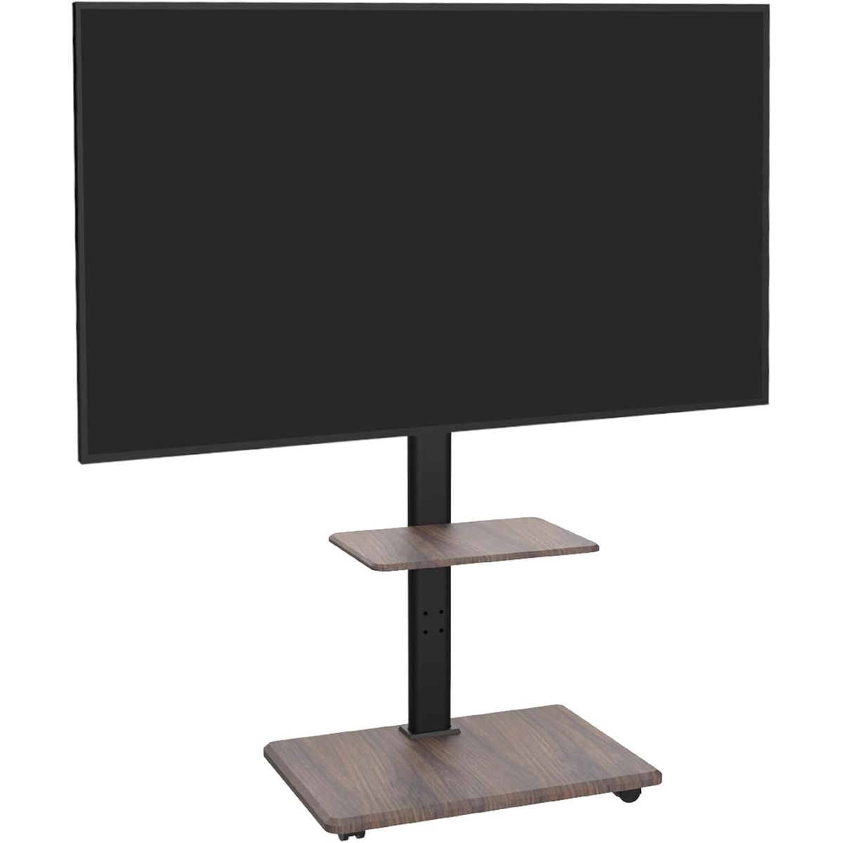 HAZ TU CLICK - Soporte Tv Rack Movil Con Ruedas 32 A70 Base Pedestal Negro