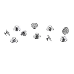 GENERICO - Pack X10 Botones Linguales Ortodoncia Dental Malla Redonda
