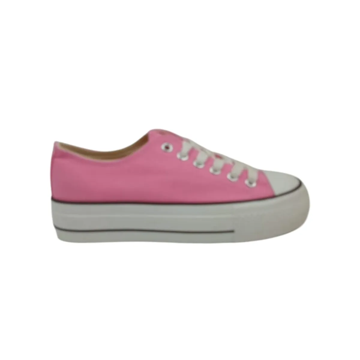 HERIEL - Zapatilla Rosa Plataforma Mujer