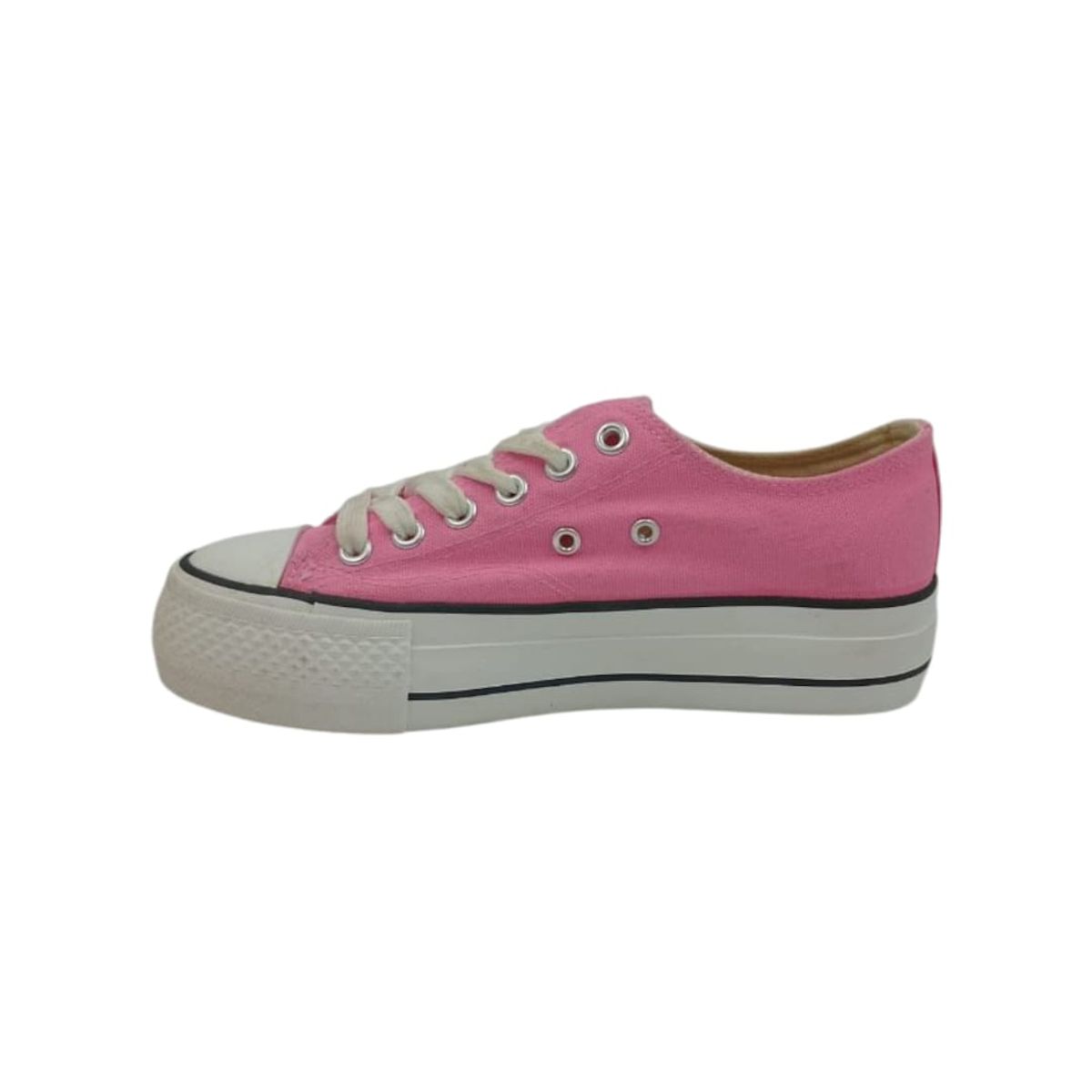 HERIEL - Zapatilla Rosa Plataforma Mujer
