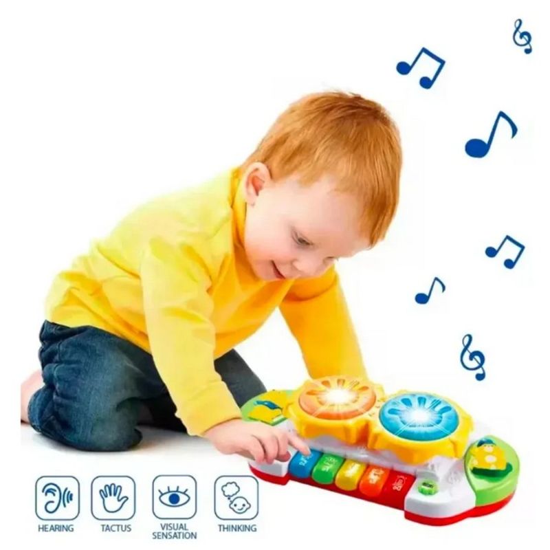 GENERICO - Piano Multifuncional Tambor Musical Bebe Juguete Didactico