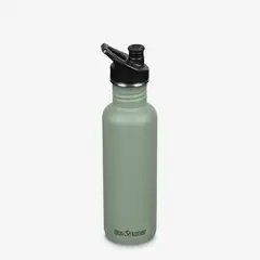 KLEAN KANTEEN - Clásica Botella Deportiva de 800 ML con Tapa Sport