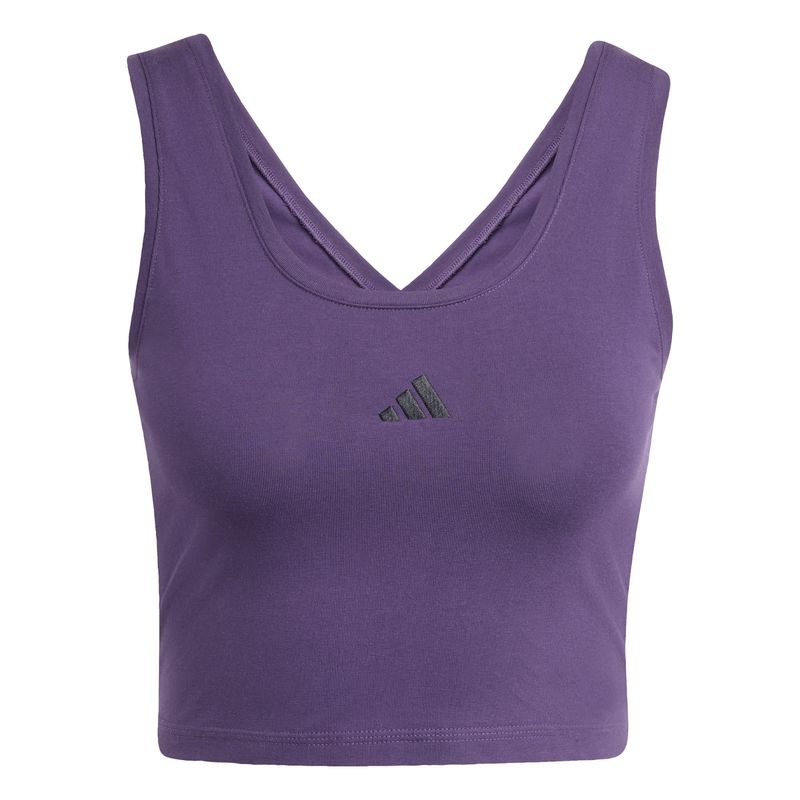 ADIDAS - Polera Sin Mangas Essentials Logo Pequeño Algodón