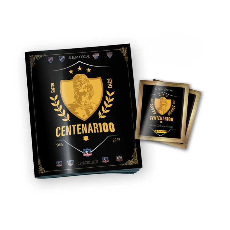PANINI CHILE - Pack Álbum + 24 Sobres Colo-colo - Centenario