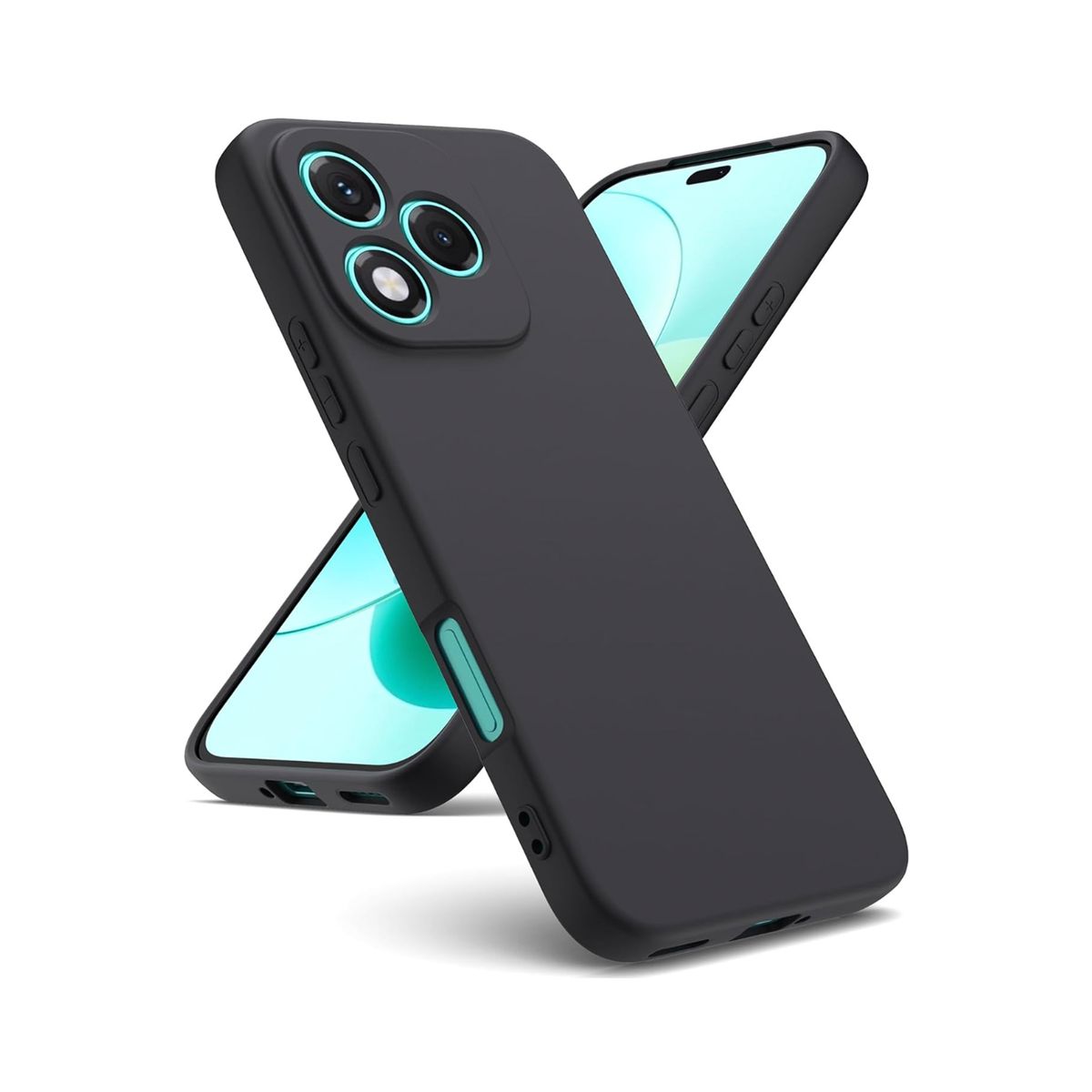 JOIGO - Carcasa Funda Para Honor 400 Lite Goma Negro