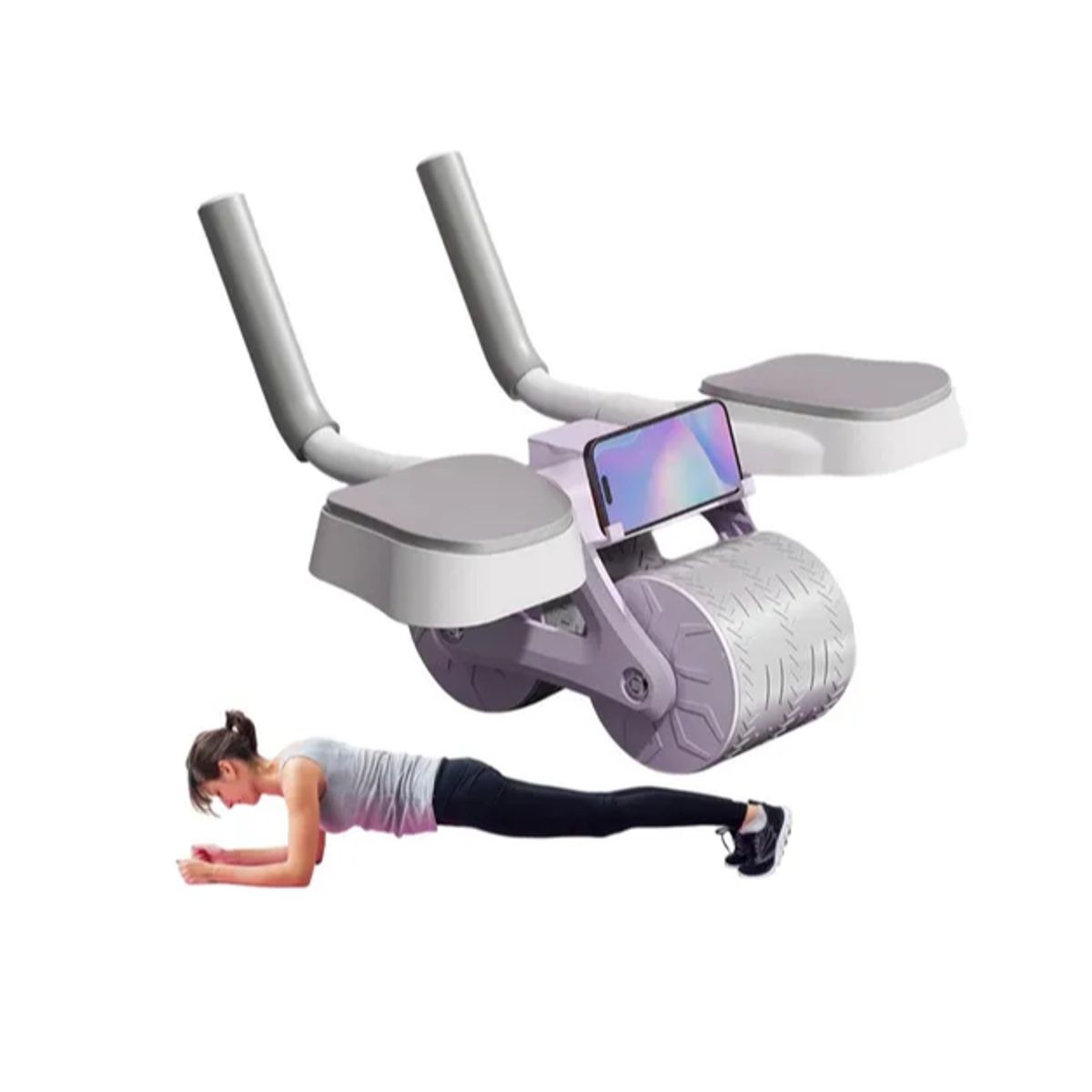 GENERICO - Rueda Abdominal De Rebote Automático Soporte